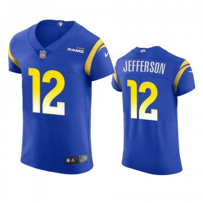Los Angeles Los Angeles Rams #12 Van Jefferson Men's Nike Vapor Elite Player NFL Jersey - Royal Men's